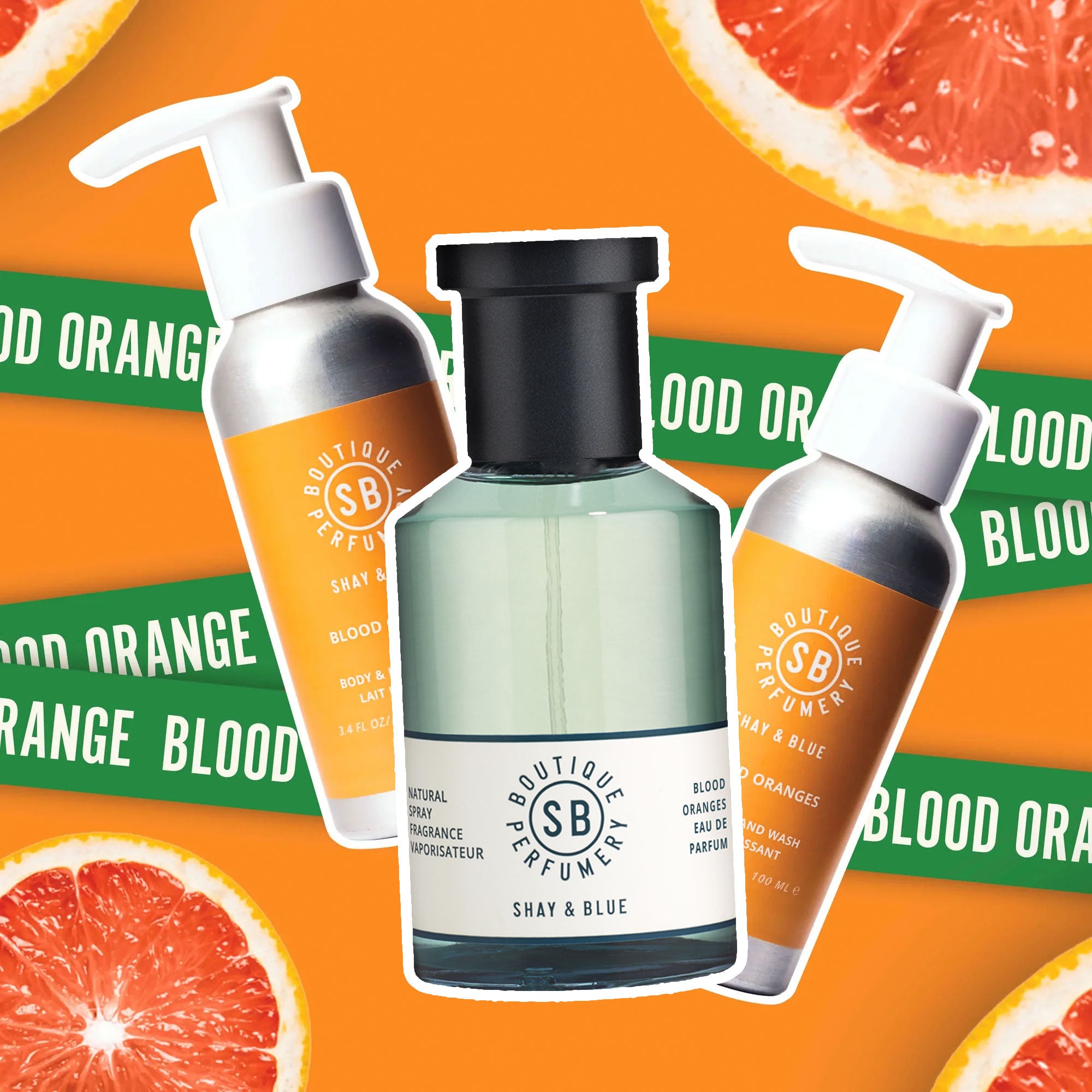 Blood Oranges Collection – Juicy blood oranges burst with citrus energy, mellowed by sun-warmed musk.
