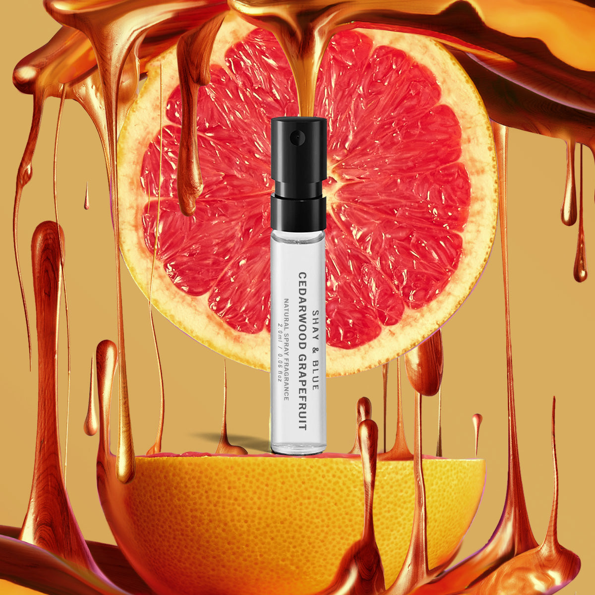 Parfum de bois de cèdre et de pamplemousse 0,3 oz