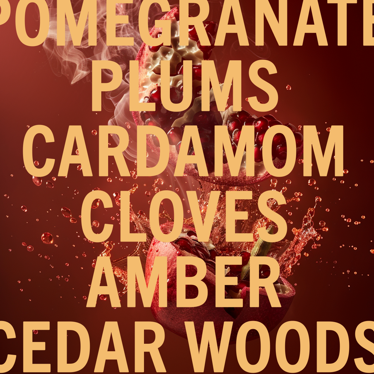 Dark Amber Pomegranate Fragrance Noir 3.4oz