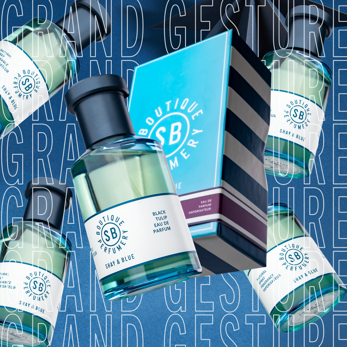 Grand Gesture V β Clean all-gender scent from Shay & Blue.