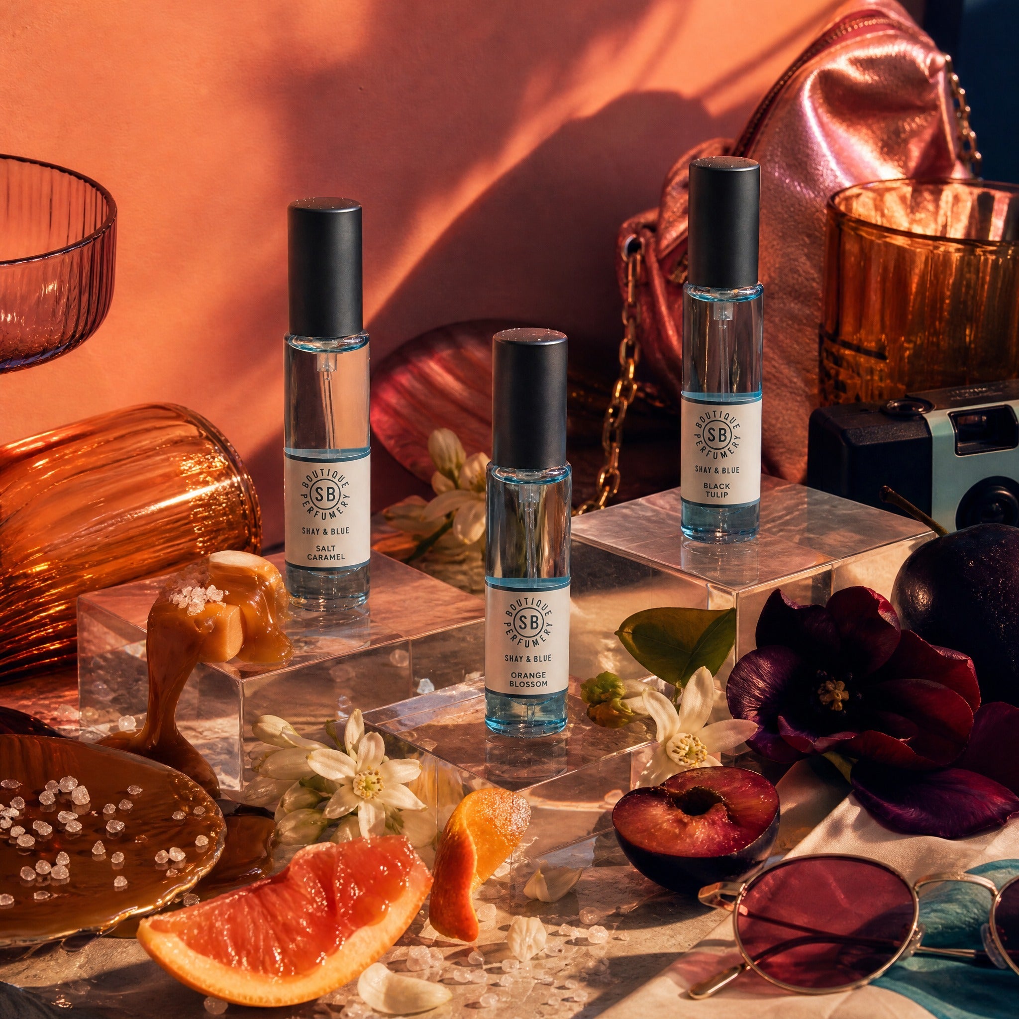 The Late Summer Stack – 3 × 0.3oz Travel Fragrance Set