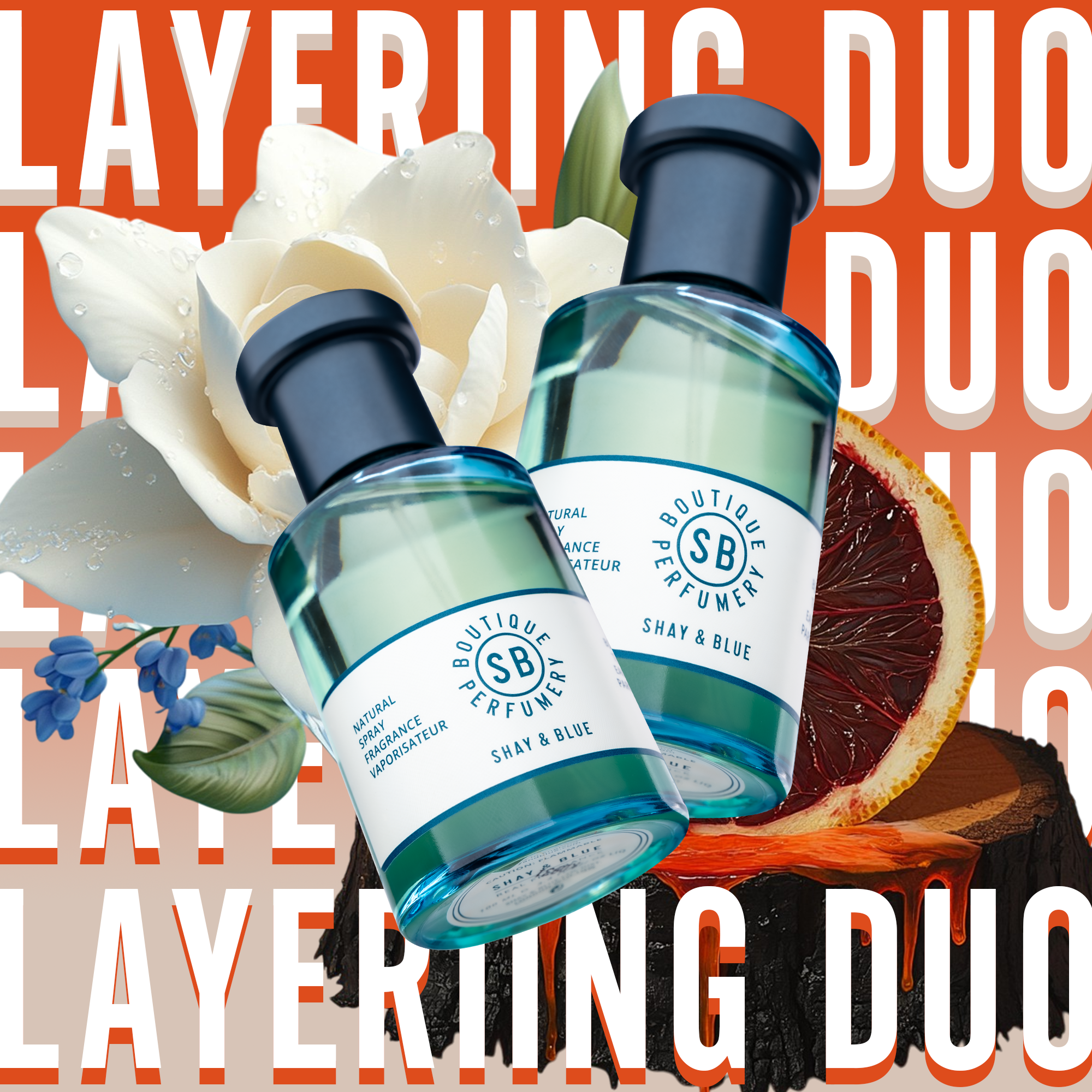 Light & Bloom Layering Duo – Soft white blooms float on a citrus breeze in this glowing, radiant blend.