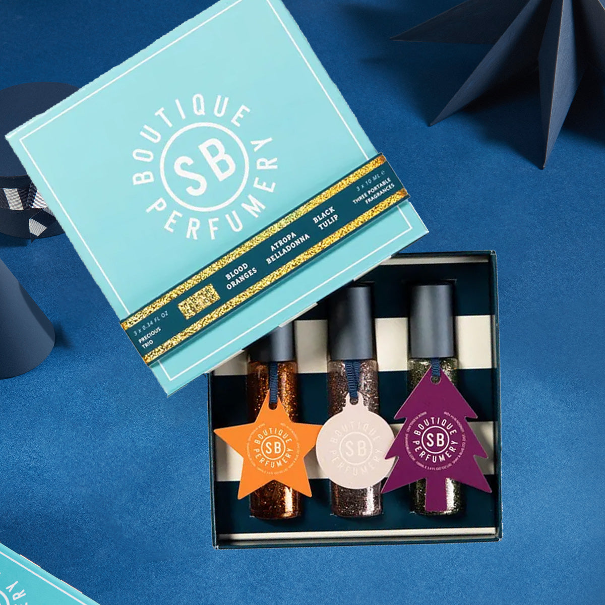 Precious Trio Glitter – Clean all-gender scent from Shay & Blue.