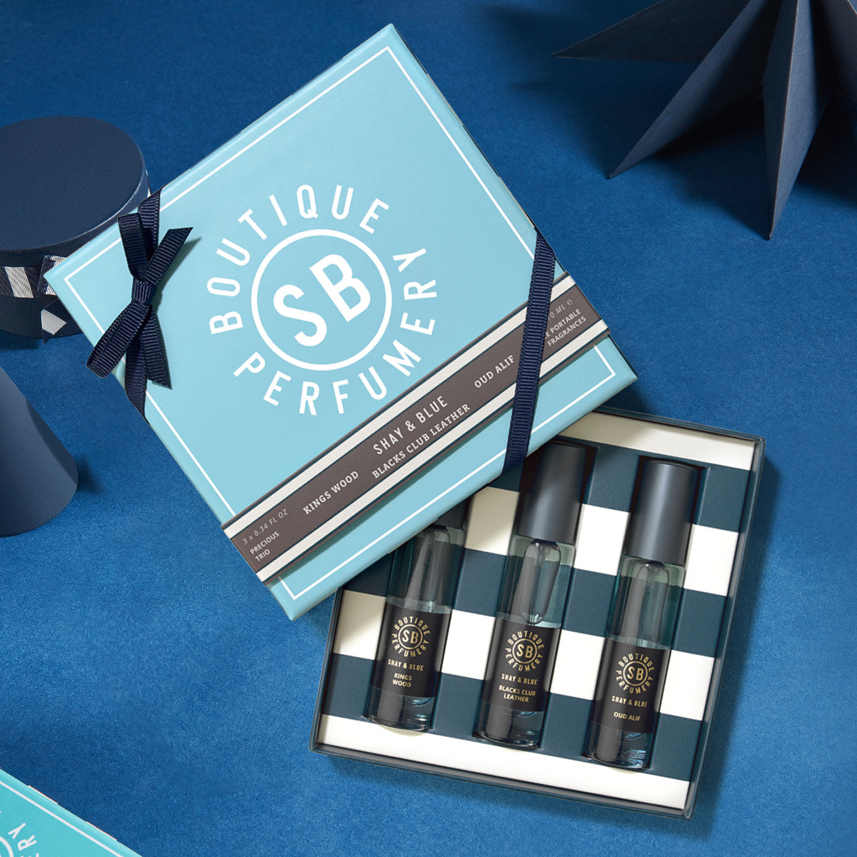 Precious Trio Wood – Clean all-gender scent from Shay & Blue.