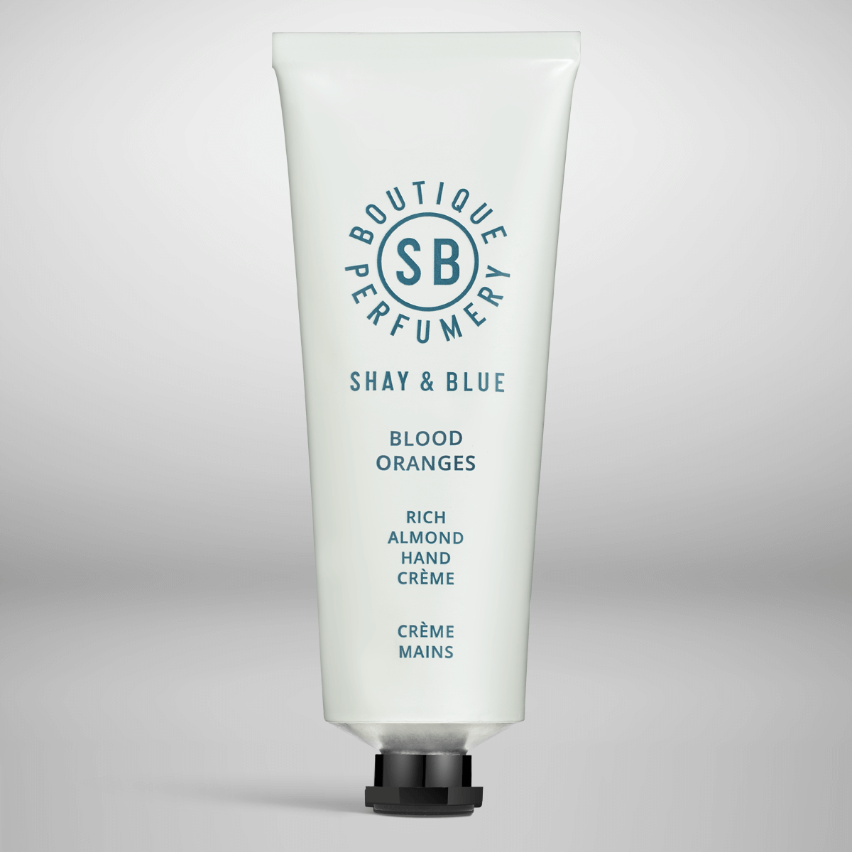 Blood Oranges Rich Almond Hand Creme 40ml | Zesty blood oranges with rich and sensual blend of woods and smoky leather. | Clean All Gender Fragrance | Shay & Blue