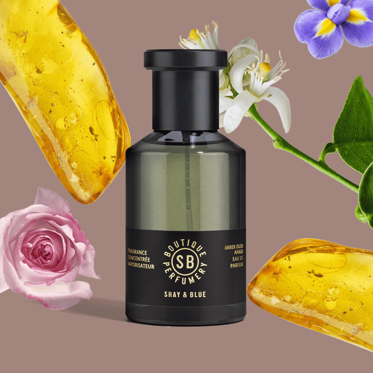 Amber Oud Ahad Fragrance Noir 3.4oz 3.4oz – Velvety oud and warm amber collide in a bold, enveloping scent that lingers like