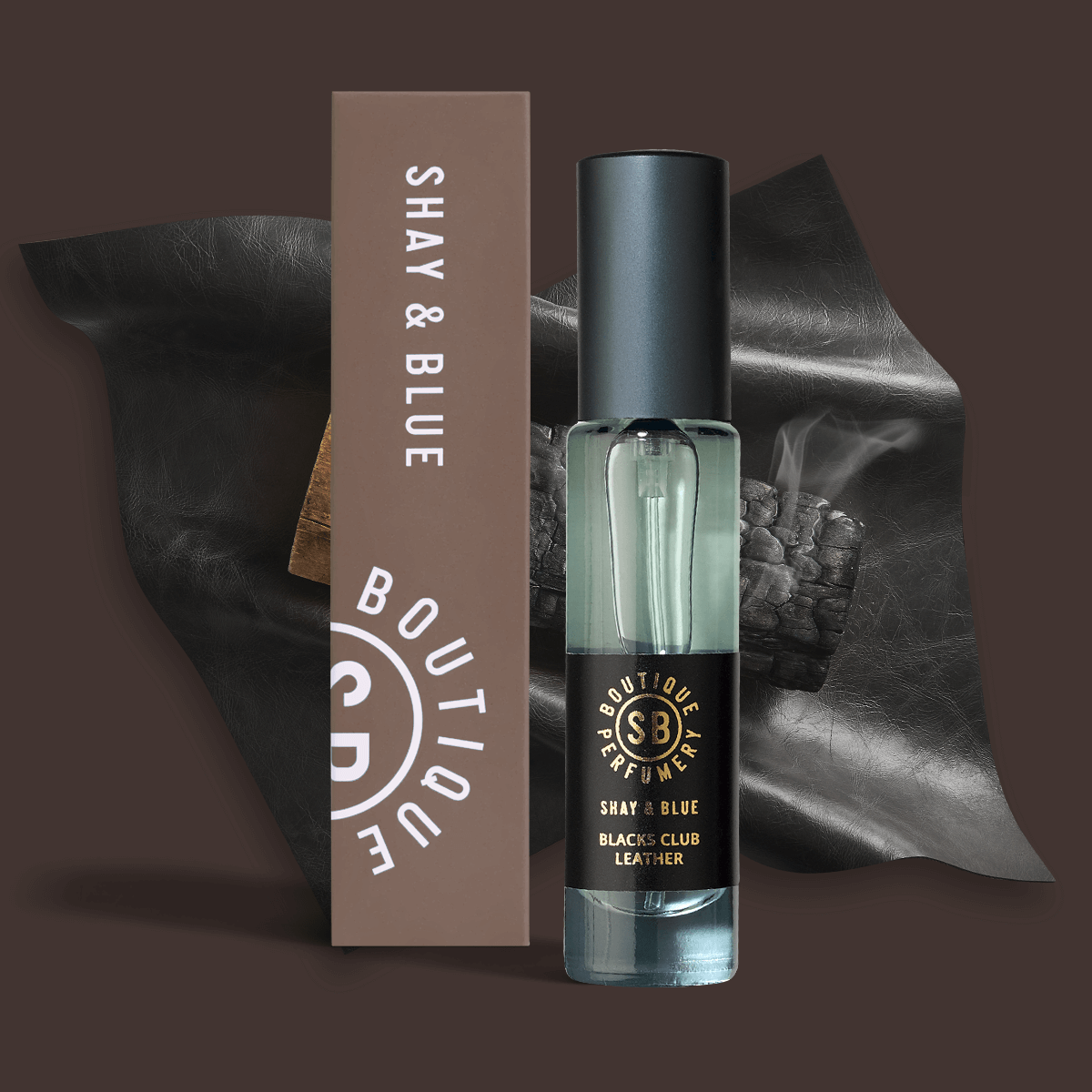 Blacks Club Leather Fragrance Noir 0.3oz 0.3oz – Supple leather and smoky firewood take you straight to a velvet-armchair kin