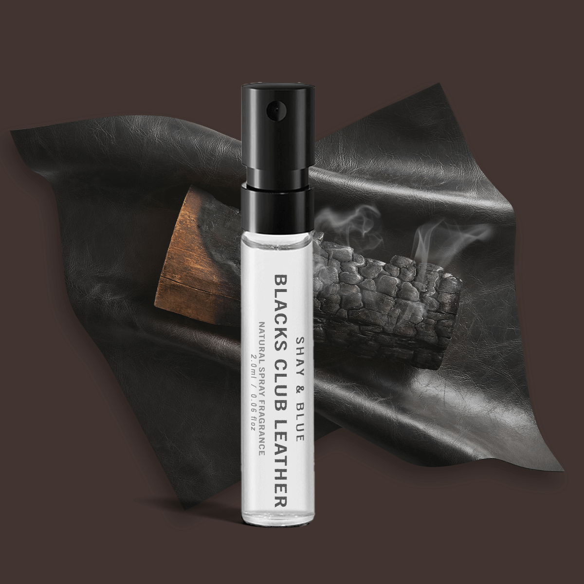 Blacks Club Leather Sample – Supple leather and smoky firewood take you straight to a velvet-armchair kind of night.