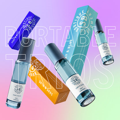 Portable Trio Discovery Set  – Three bestsellers in one set — layered to refresh, warm, and uplift.