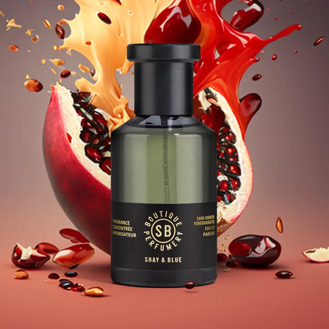 Limited Edition Dark Amber Pomegranate Fragrance Noir 3.4oz