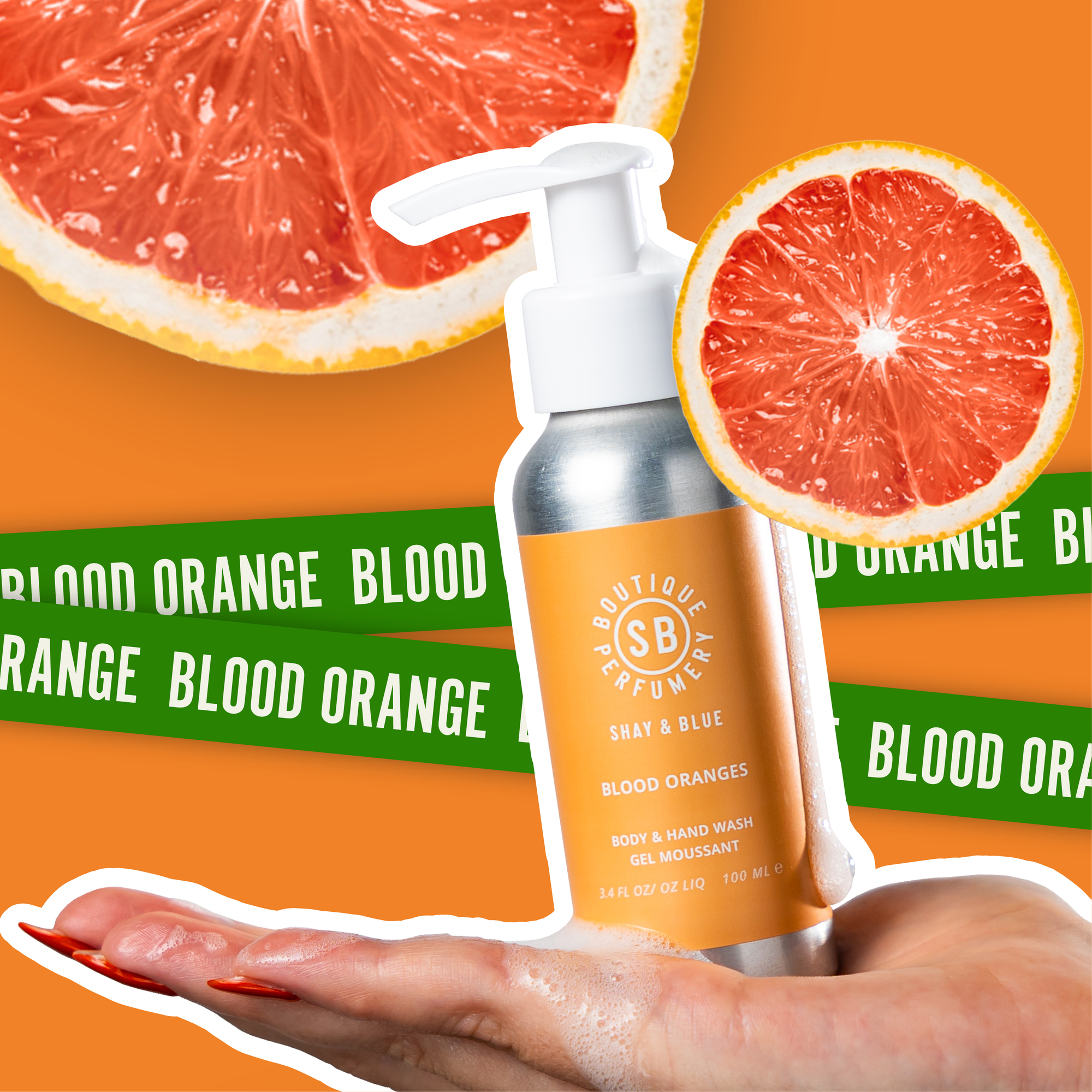 Blood Oranges Hand & Body Wash 3.4oz