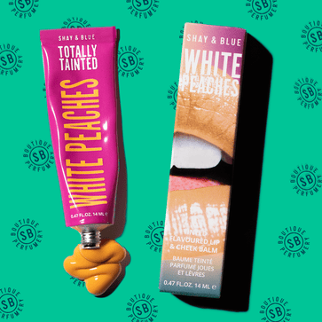 White Peaches Lip and Cheek Tint 0.5oz 0.5oz – Juicy white peaches and elderflower fizz like a Sunday morning mimosa.