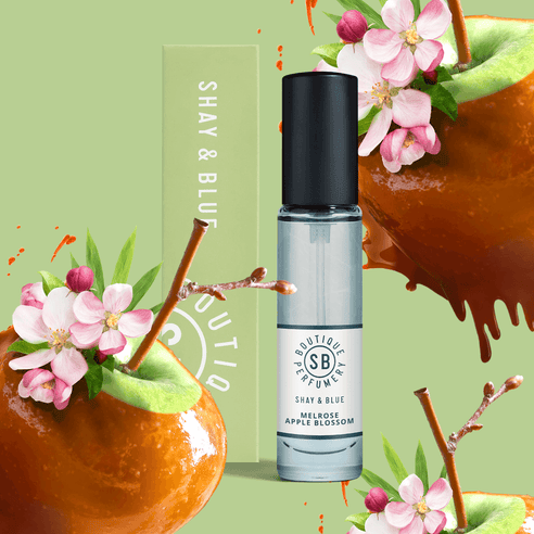 Melrose Apple Blossom Fragrance 0.3oz 0.3oz – Fresh apple blossom and crisp bamboo sparkle in a bright, uplifting green flora