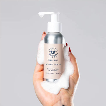 Tallulahs Camellia Hand & Body Wash 3.4oz 3.4oz – Camellia petals with green tea give a peaceful, soft-spoken floral vibe.