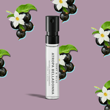 Atropa Belladonna Sample  – Dark cassis berries and white woods create a mysterious, magnetic floral glow.