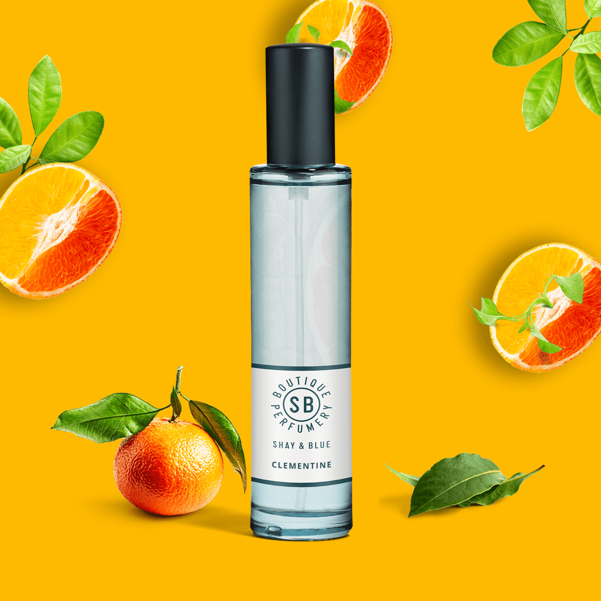 Clementine Fragrance 30ml | Flirty clementine with a bitter freshness of petitgrain and deep laurel woods. | Clean All Gender Fragrance | Shay & Blue