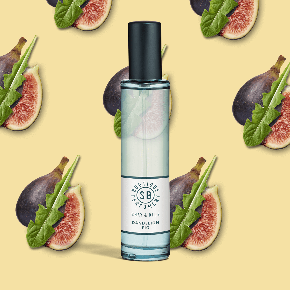 Dandelion Fig Fragrance 30ml | Fig and dandelion leaf blended with lemongrass, tomato vine and juniper | Clean All Gender Fragrance | Shay & Blue