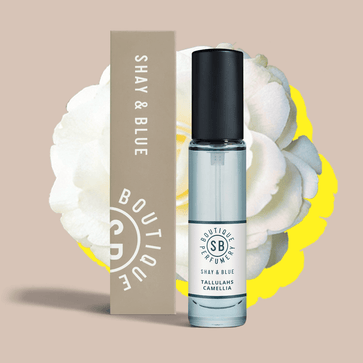Tallulahs Camellia Fragrance 0.3oz 0.3oz – Camellia petals with green tea give a peaceful, soft-spoken floral vibe.