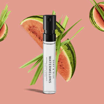 Watermelons Sample  – Crisp watermelon slices, green and juicy, for a fresh-out-of-the-shower hit.